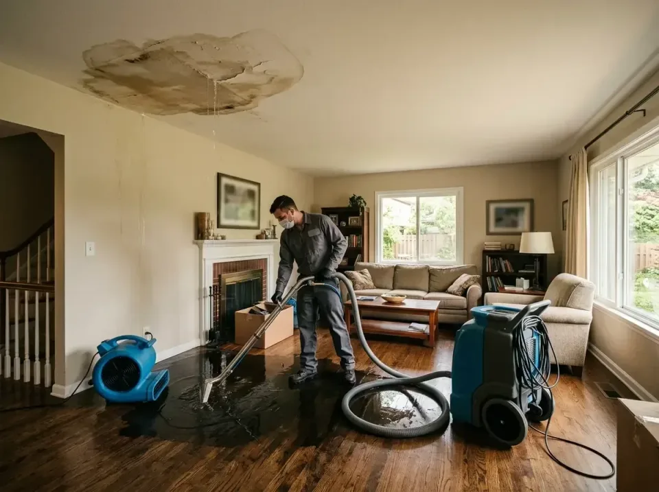 attic-pipe-burst-ceiling-drip-008 — frequently asked questions, Water Damage Restoration & Carpet Care in Bensville, MD
